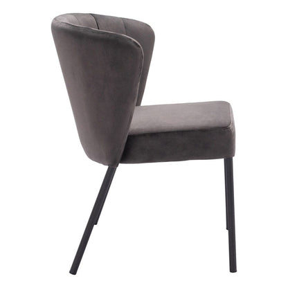 Zuo Modern - Aimee Dining Chair (Set of 2) Gray - 109679 veiw 2