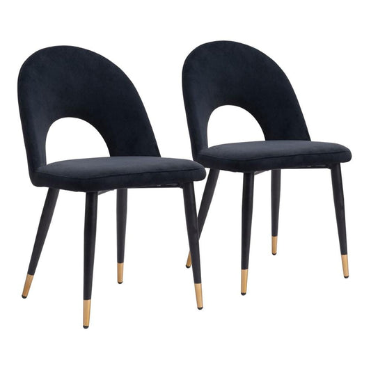 Zuo Modern - Menlo Dining Chair (Set of 2) Black - 109873 veiw 1