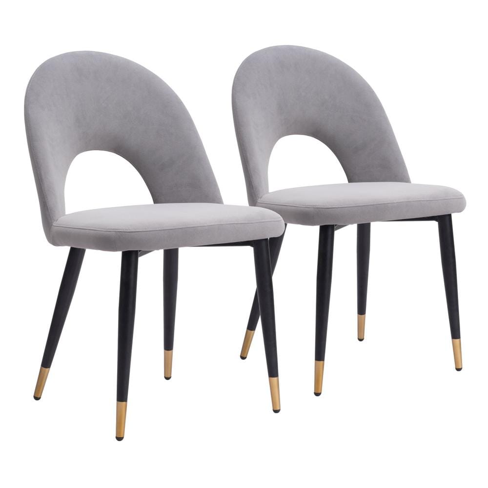 Zuo Modern - Menlo Dining Chair (Set of 2) Gray - 109874 veiw 1