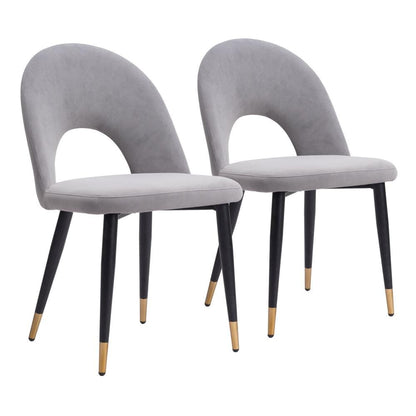 Zuo Modern - Menlo Dining Chair (Set of 2) Gray - 109874 veiw 1