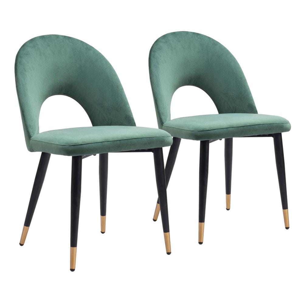 Zuo Modern - Menlo Dining Chair (Set of 2) Green - 109875 veiw 1