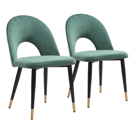 Zuo Modern - Menlo Dining Chair (Set of 2) Green - 109875 veiw 1