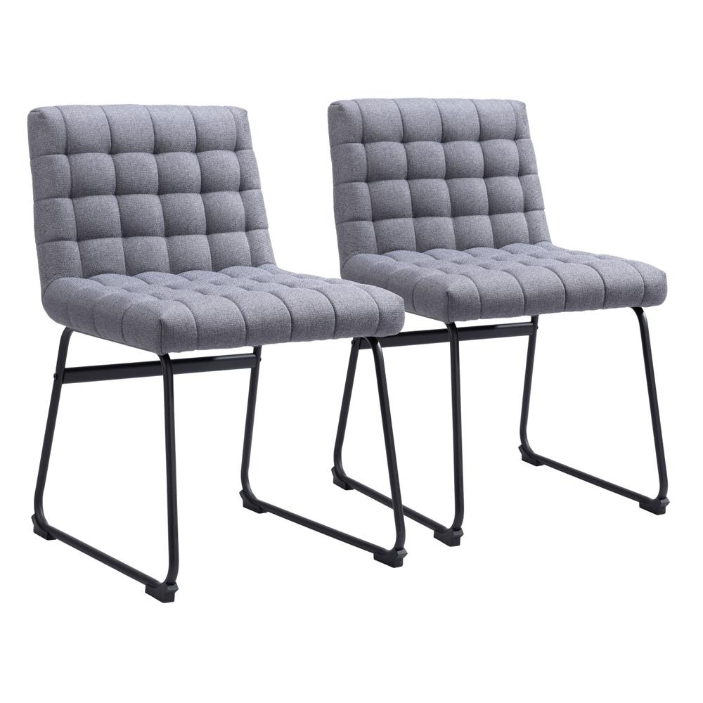 Zuo Modern - Pago Dining Chair (Set of 2) Gray - 110070 veiw 1
