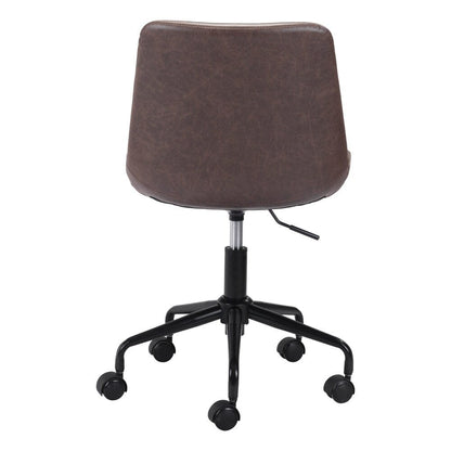 Zuo Modern - Byron Office Chair Brown - 101780 veiw 4