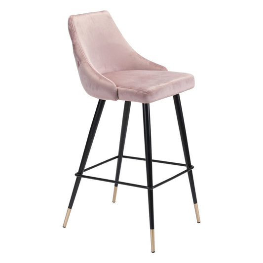 Zuo Modern - Piccolo Barstool Pink - 101096 veiw 1
