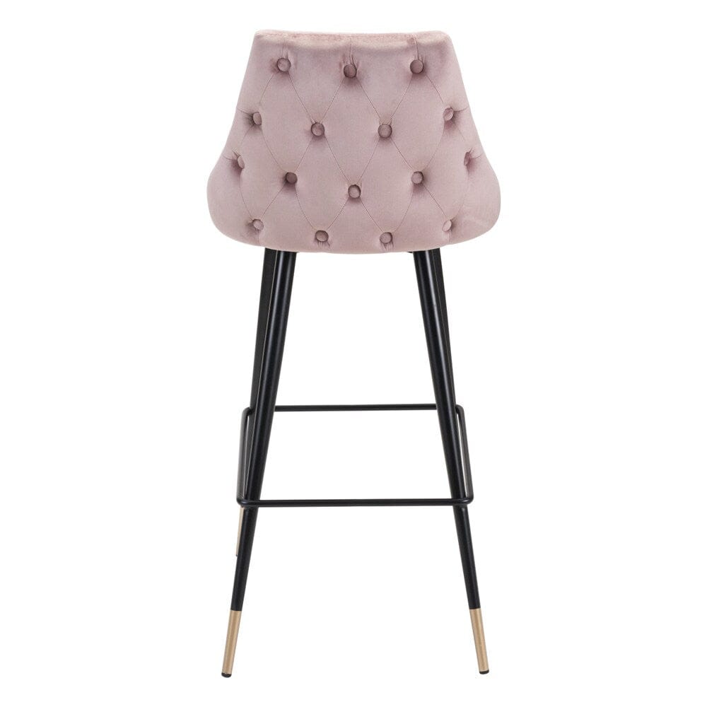 Zuo Modern - Piccolo Barstool Pink - 101096 veiw 4