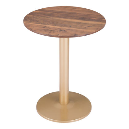 Zuo Modern - Alto Bistro Table Brown & Gold - 101571 veiw 4