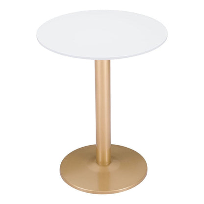Zuo Modern - Alto Bistro Table White & Gold - 101570 veiw 3