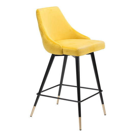 Zuo Modern - Piccolo Counter Stool Yellow - 101095 veiw 1
