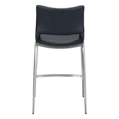 Zuo Modern - Ace Counter Stool (Set of 2) Black & Silver - 101391 veiw 4