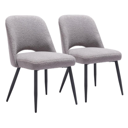 Zuo Modern - Teddy Dining Chair (Set of 2) Gray - 109328 veiw 1