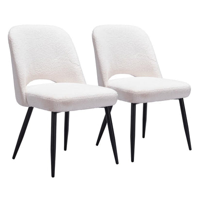 Zuo Modern - Teddy Dining Chair (Set of 2) Ivory - 109325 veiw 1