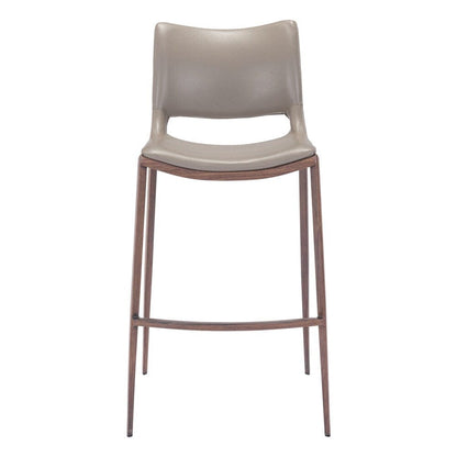 Zuo Modern - Ace Barstool (Set of 2) Brown & Walnut - 101286 veiw 3