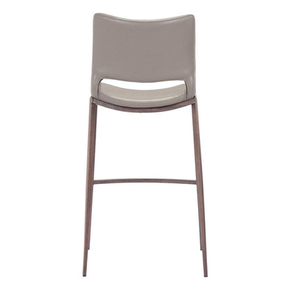 Zuo Modern - Ace Barstool (Set of 2) Brown & Walnut - 101286 veiw 4