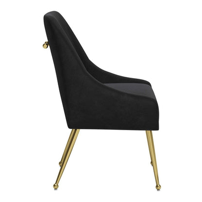 Zuo Modern - Maxine Dining Chair Black & Gold - 109717 veiw 2