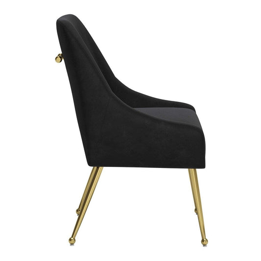 Zuo Modern - Maxine Dining Chair Black & Gold - 109717 veiw 2