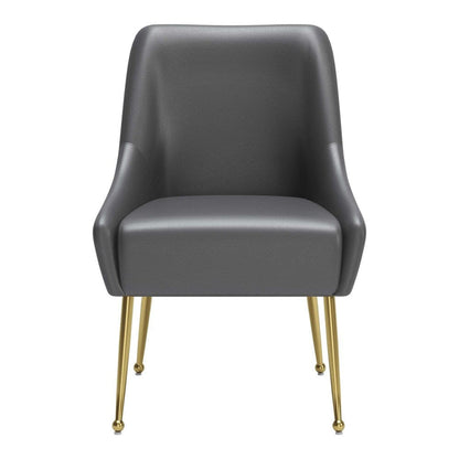Zuo Modern - Maxine Dining Chair Gray & Gold - 109713 veiw 3