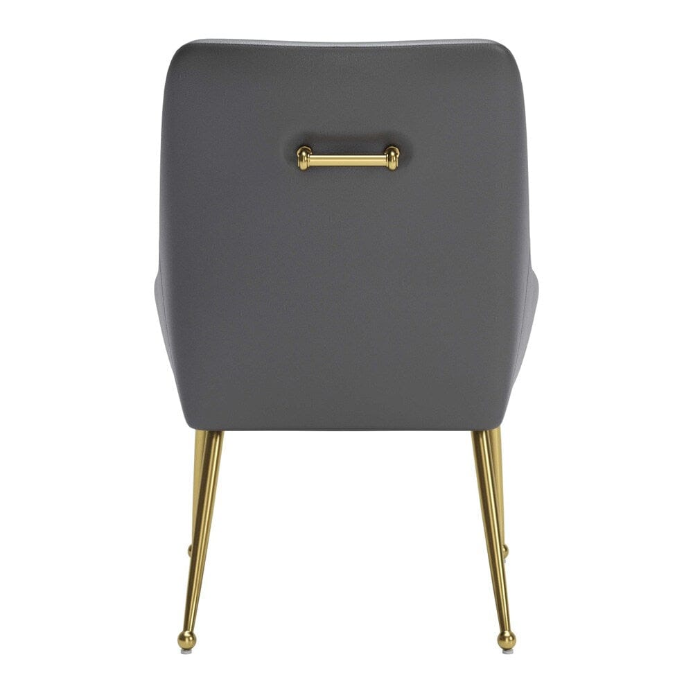 Zuo Modern - Maxine Dining Chair Gray & Gold - 109713 veiw 4