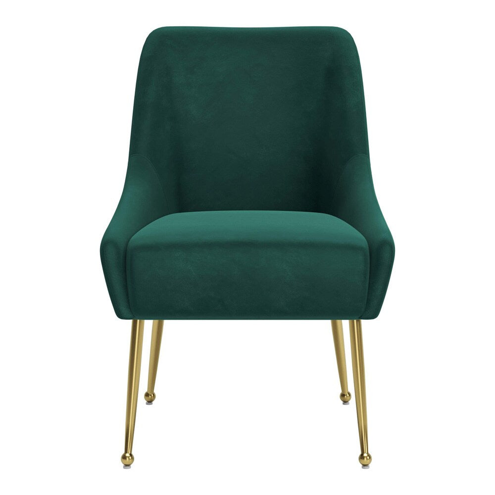 Zuo Modern - Maxine Dining Chair Green & Gold - 109716 veiw 3