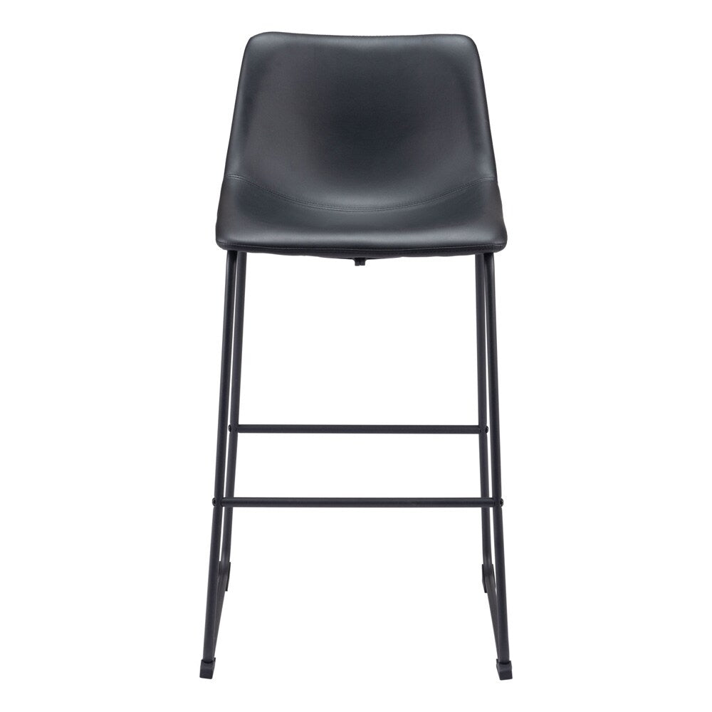 Zuo Modern - Smart Barstool (Set of 2) Black - 109650 veiw 3
