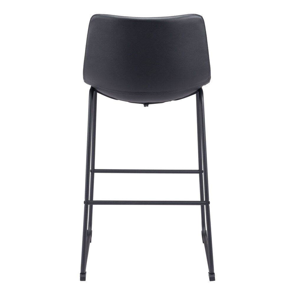 Zuo Modern - Smart Barstool (Set of 2) Black - 109650 veiw 4