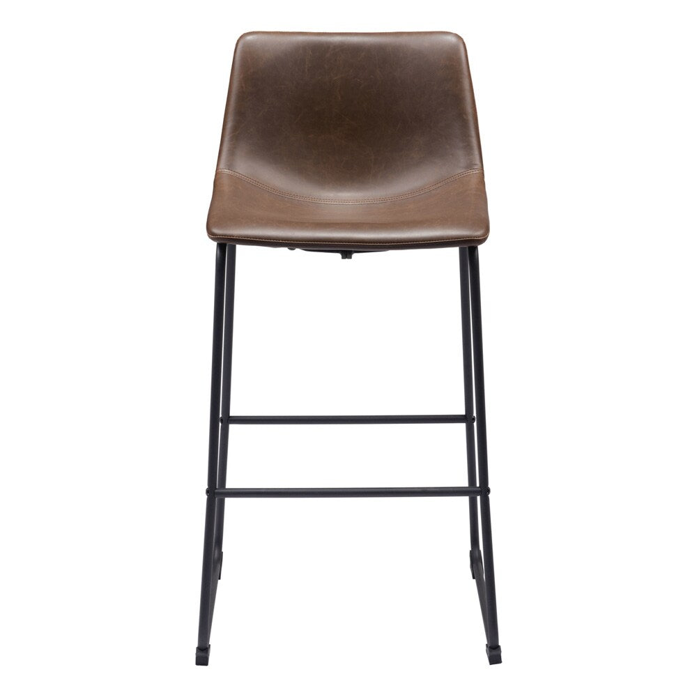 Zuo Modern - Smart Barstool (Set of 2) Vintage Espresso - 109326 veiw 3