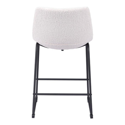 Zuo Modern - Smart Counter Stool (Set of 2) Ivory - 109652 veiw 4