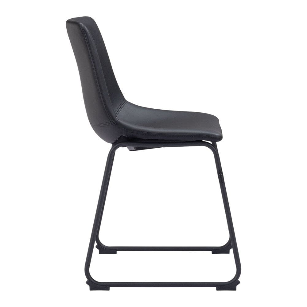 Zuo Modern - Smart Dining Chair (Set of 2) Black - 109648 veiw 2