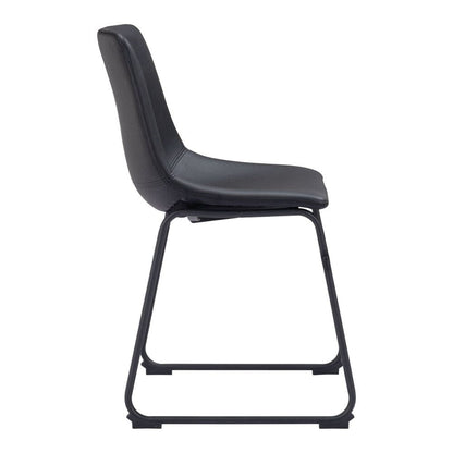 Zuo Modern - Smart Dining Chair (Set of 2) Black - 109648 veiw 2