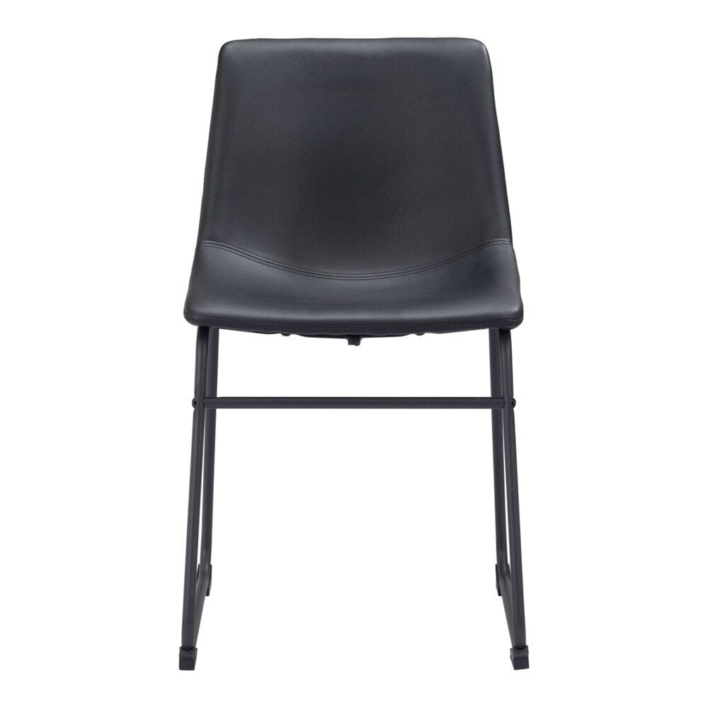 Zuo Modern - Smart Dining Chair (Set of 2) Black - 109648 veiw 3