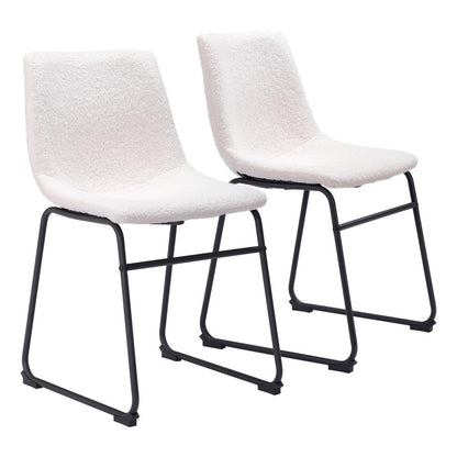 Zuo Modern - Smart Dining Chair (Set of 2) Ivory - 109651 veiw 1