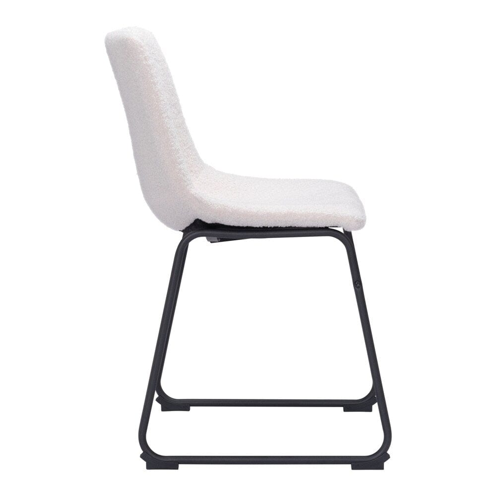 Zuo Modern - Smart Dining Chair (Set of 2) Ivory - 109651 veiw 2