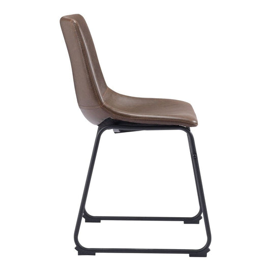 Zuo Modern - Smart Dining Chair (Set of 2) Vintage Espresso - 100505 veiw 2