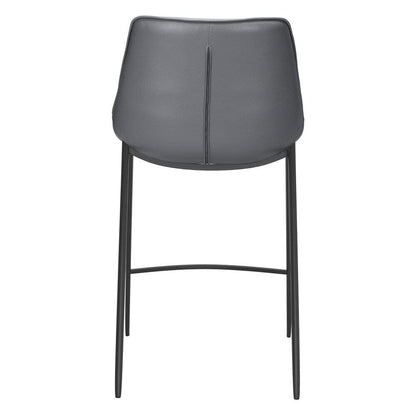 Zuo Modern - Magnus Counter Stool (Set of 2) Dark Gray & Black - 109392 veiw 4