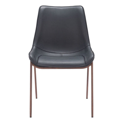 Zuo Modern - Magnus Dining Chair (Set of 2) Black & Walnut - 109933 veiw 3
