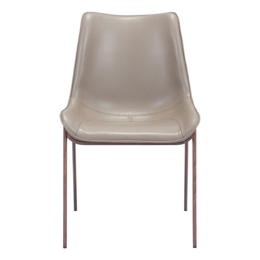 Zuo Modern - Magnus Dining Chair (Set of 2) Brown & Walnut - 101272 veiw 3