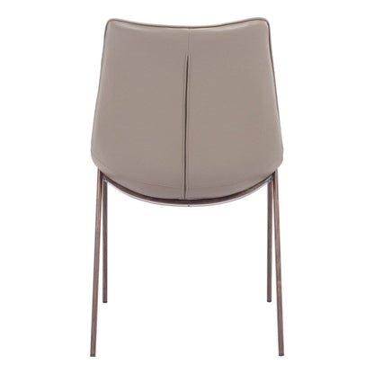 Zuo Modern - Magnus Dining Chair (Set of 2) Brown & Walnut - 101272 veiw 4