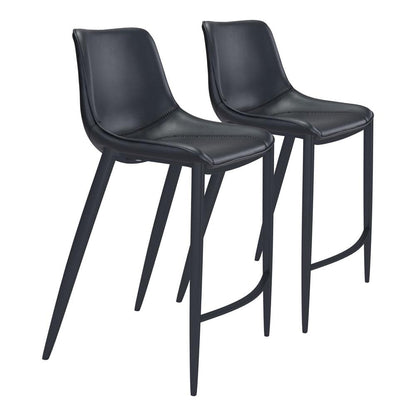 Zuo Modern - Magnus Barstool (Set of 2) Black - 101923 veiw 1