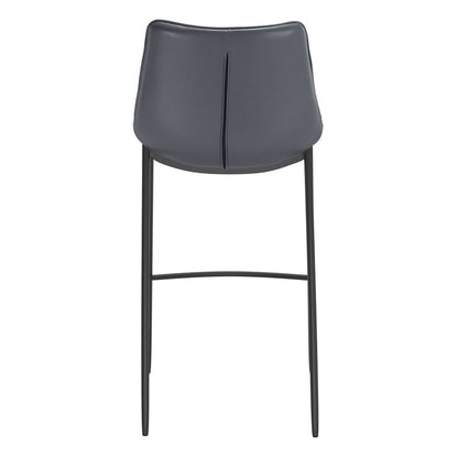 Zuo Modern - Magnus Barstool (Set of 2) Dark Gray & Black - 109391 veiw 4
