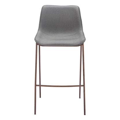 Zuo Modern - Magnus Barstool (Set of 2) Slate Gray & Walnut - 109938 veiw 3
