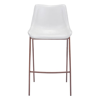 Zuo Modern - Magnus Barstool (Set of 2) White & Walnut - 101278 veiw 3