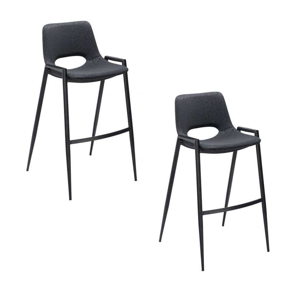 Zuo Modern - Desi Barstool (Set of 2) Black - 109540 veiw 1