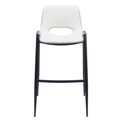 Zuo Modern - Desi Barstool (Set of 2) White - 109541 veiw 3
