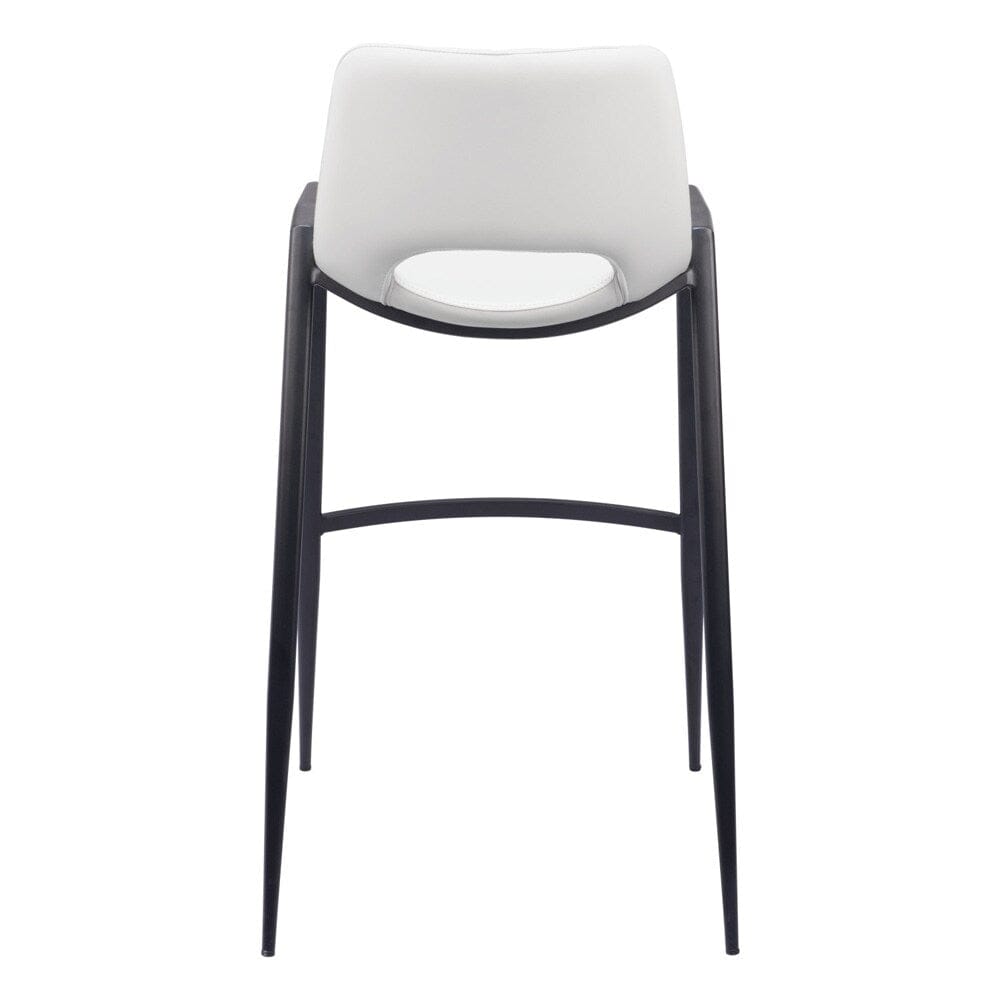Zuo Modern - Desi Barstool (Set of 2) White - 109541 veiw 4