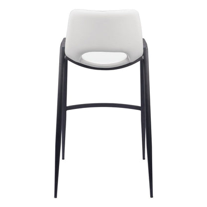 Zuo Modern - Desi Barstool (Set of 2) White - 109541 veiw 4