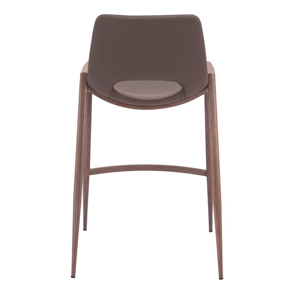 Zuo Modern - Desi Counter Stool (Set of 2) Brown & Walnut - 109732 veiw 4
