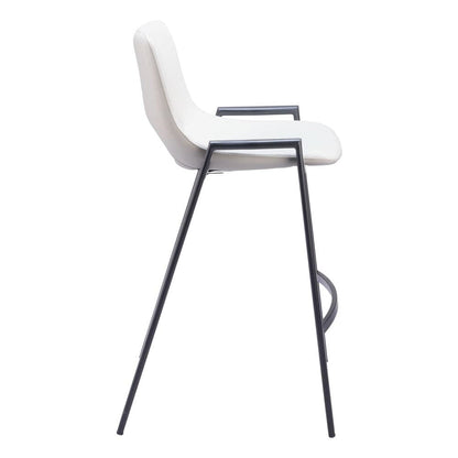 Zuo Modern - Desi Counter Stool (Set of 2) White - 109538 veiw 2