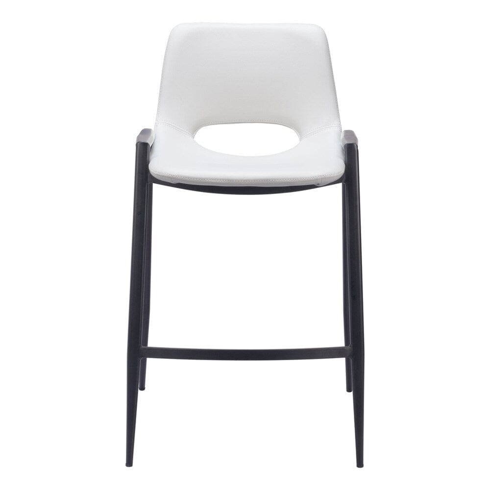 Zuo Modern - Desi Counter Stool (Set of 2) White - 109538 veiw 3