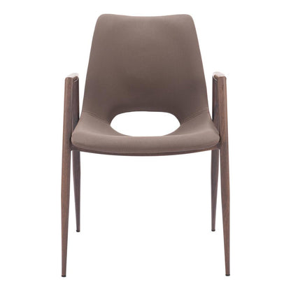 Zuo Modern - Desi Dining Chair (Set of 2) Brown & Walnut - 109730 veiw 3
