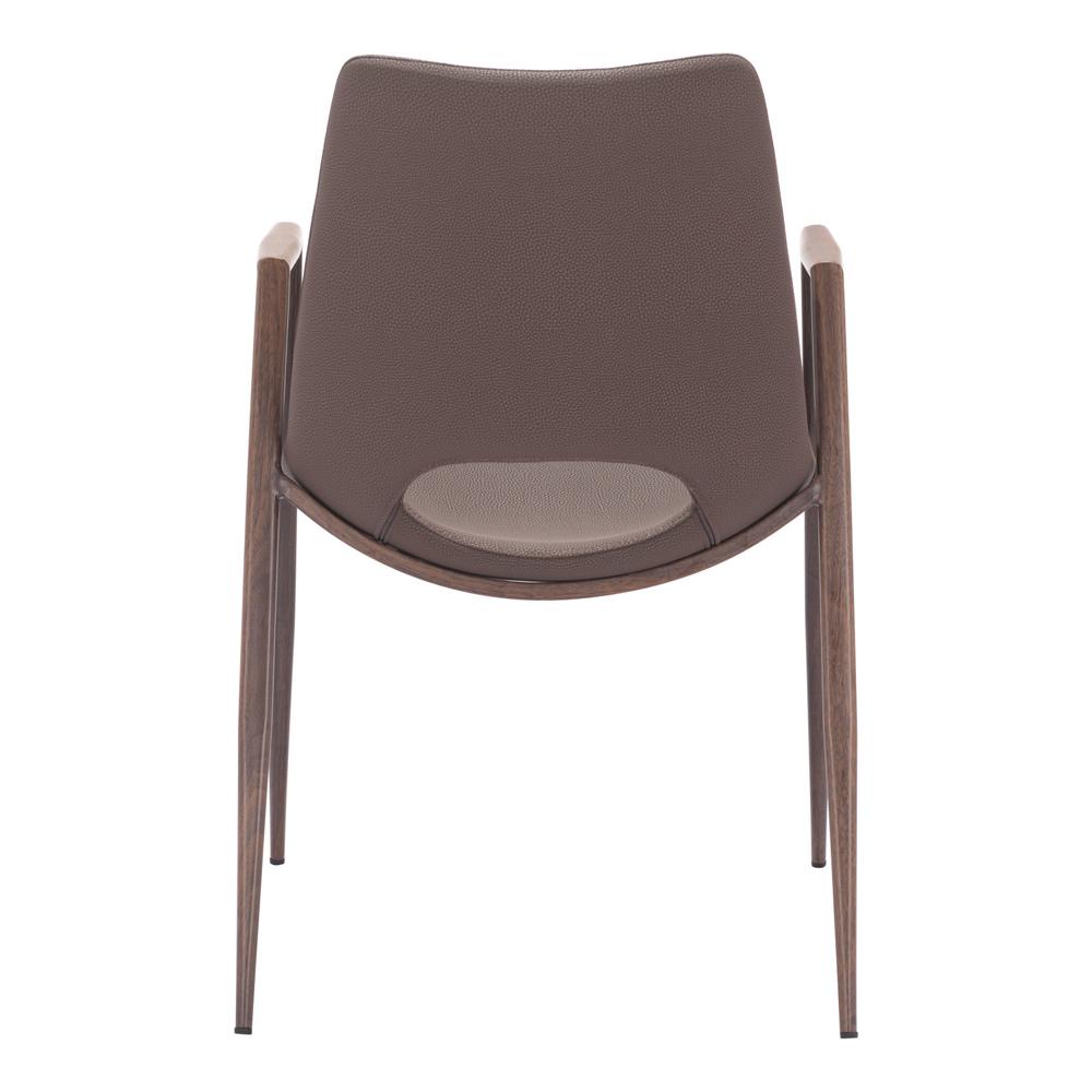 Zuo Modern - Desi Dining Chair (Set of 2) Brown & Walnut - 109730 veiw 4